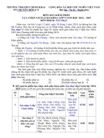 Ân (hưng)   biên bản kiểm phiếu âm nhạc lớp 5