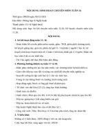 Sinh hoạt tổ vtm tuần 16