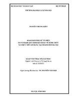 Luận văn thạc sĩ Luật học: Giao dịch dân sự vô hiệu do vi phạm quy định bắt buộc về hình thức và thực tiễn áp dụng tại thành phố Hà Nội