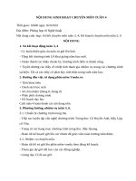 Sinh hoạt tổ vtm tuần 4