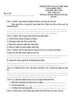 Đề 10 giao lưu clb tiếng việt lần 1 lớp 4  2023 2024