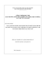 Đề tài sinh viên nghiên cứu khoa học: Xác lập quyền sở hữu trí tuệ đối với sản phẩm tạo ra bởi trí tuệ nhân tạo áp dụng công nghệ học sâu (deep learning) và đề xuất hoàn thiện pháp luật Việt Nam