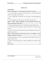 Thực trạng hđsxkd tại chi nhánh viettel hà nội i (giai đoạn 2010  2012)