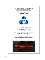 Báo cáo bài tập nhóm quản trị đại cương đề tài chiến lược kinh doanh của biti’s tại thị trường việt nam