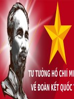 Tiểu luận tư tưởng hồ chií minh  về đoàn kết quốc tế