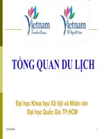 Bài Giảng Tổng Quan Du Lịch ( Combo Full Slides 2 Chương )