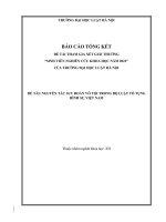 Đề tài sinh viên nghiên cứu khoa học: Nguyên tắc suy đoán vô tội trong Bộ luật Tố tụng hình sự Việt Nam