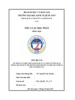 Tác động của điều kiện khách quan và nhân tố chủ quan trong quá trình xây dựng và phát triển nền kinh tế thị trường định hướng xã hội chủ nghĩa ở Việt Nam hiện nay