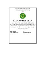 TỪ QUAN ĐIỂM CỦA HỒ CHÍ MINH VỀ ĐOÀN KẾT QUỐC TẾ, HÃY PHÂN TÍCH SỰ VẬN DỤNG CỦA ĐẢNG TRONG ĐƯỜNG LỐI ĐỐI NGOẠI, HỘI NHẬP QUỐC TẾ HIỆN NAY
