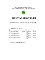 Thực tập giáo trình 1 công ty trách nhiệm hữu hạn chè yên sơn