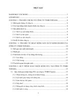 Tìm hiểu về hoạt động sản xuất kinh doanh của công ty tnhh topasia quy trình giao nhận hàng fcl tại công ty tnhh topasia