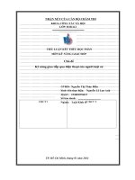 Tiểu luận kết thúc học phần  môn kỹ năng giao tiếp chủ đề kỹ năng giao tiếp qua điện thoại của người luật sư