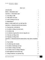 Tính thiết kế trục và chọn ổ lăn