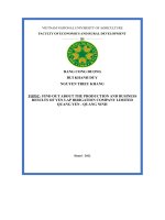 Find out about the production and business