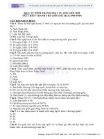 Khong dap an, he thong trac nghiem lich su