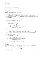 Bài tập truyền nhiệt có hướng dẫn