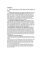 Nêu và phân tích các chức năng của môi trường