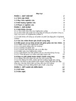 Phân tích chuỗi cung ứng về sản phẩm cà phê nhanh highlands coffee