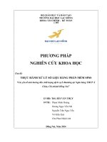 Chủ đề thực hành xử lý số liệu bằng phần mềm spss các yếu tố ảnh hưởng đến chất lượng dịch vụ e banking tại ngân hàng tmcp á châu, chi nhánh đồng nai