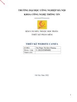 Báo cáo btl thuộc học phần thiết kế phần mềm thiết kế website canifa