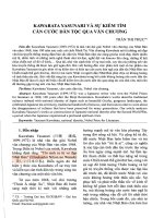 Căn tính dân tộc trong kawabata