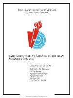 Báo cáo ca tâm lý lâm sàng về rối loạn ám ảnh cưỡng chế