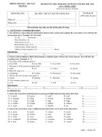 Tiền hải đề 2021 lop 7