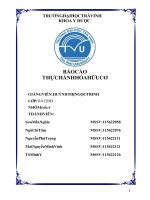 Báo cáo thực hành hóa hữu cơ  bài 2 ancol   phenol   ete