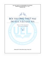 Bồi thường thiệt hại   do súc vật gây ra