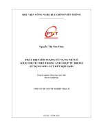 Tóm tắt đề án phát hiện đối tượng từ vựng mở có kích thước nhỏ trong ảnh chụp từ drone sử dụng owl vit kết hợp sahi
