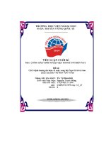 Tiểu luận cuối kì  chính sách đối ngoại việt namtừ 1975 đến nay đề tài cách định hướng dư luận về cuộc xung đột nga ukraine năm 2022 của báo the new york times