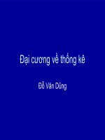 Đại cương về thống kê y khoa