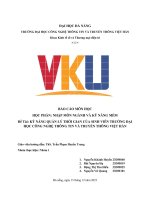 Đề tài kỹ năng quản lý thời gian của sinh viên trường đại học công nghệ thông tin và truyền thông việt hàn