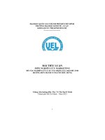 Tiểu luậnmôn nghiên cứu marketingđề tài nghiên cứu các tác động của bao bì ảnhhưởng đến hành vi người tiêu dùng