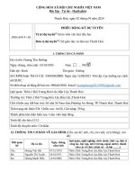 Mẫu phiếu đăng ký dự tuyển gv hợp đồng theo nđ 111