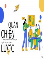 Quản  trị  chiến lược a development course to set you up for success at work tầm quan trọng của sức mạnh chiến lược tư duy chiến lược nói lên điều gì