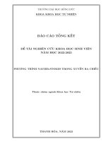 Phương trình navier stokes trong xuyến ba chiều