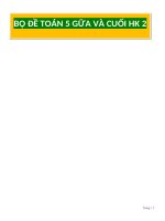 10 đề toán 5 gk2