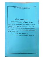 Báo cáo đề xuất cấp Giấy phép môi trường Dự án: Hạng mục Công trình nhà ở cao tầng HH5, Công trình nhà ở thấp tầng TT7, TT8 và tích hợp Công trình Trường Liên cấp Time School Khai Sơn thuộc Dự án Khu chức năng đô thị hai bên tuyến đường từ đề Ngọc Thụy đi