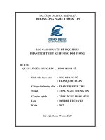 Báo cáo chuyên đề học phần phân tích thiết kế hướng đối tượng đề tài quản lý cửa hàng bán laptop minh vũ