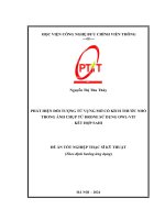 Phát hiện đối tượng từ vựng mở có kích thước nhỏ trong ảnh chụp từ drone sử dụng owl vit kết hợp sahi