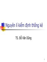 Nguyên lí kiểm định thống kê