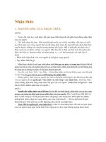 Chủ đề 3 nhận thức