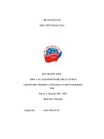 Bài thi kết thúc các loại hình nghệ thuật cơ bản tìm hiểu, cảm nhận và phân tích điện ảnh