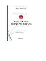 Phân tích tài chính của vietcombank giai đoạn 2017   2021