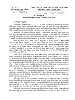 Kế hoạch Phát triển chuyên môn kỹ thuật của bệnh viện