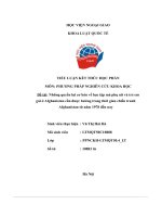 Những quyền lợi cơ bản về học tập mà phụ nữ và trẻ em gái ở afghanistan cần được hưởng trong thời gian chiến tranh afghanistan từ năm 1978 đến nay