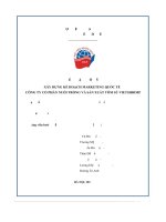 Báo cáo thực tập công ty cổ phần nuôi trồng và sản xuất tôm sú vietshrimp