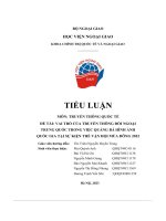 Tiểu luận truyền thông official vai trò của truyền thông đối ngoại trung quốc trong việc quảng bá hình ảnh quốc gia tại sự kiện thế vận hội mùa đông 2022