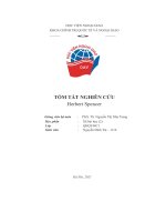 Tóm tắt nghiên cứu herbert spencer